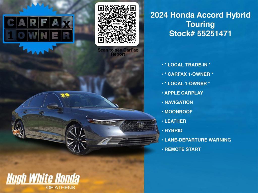used 2024 Honda Accord Hybrid car, priced at $30,572