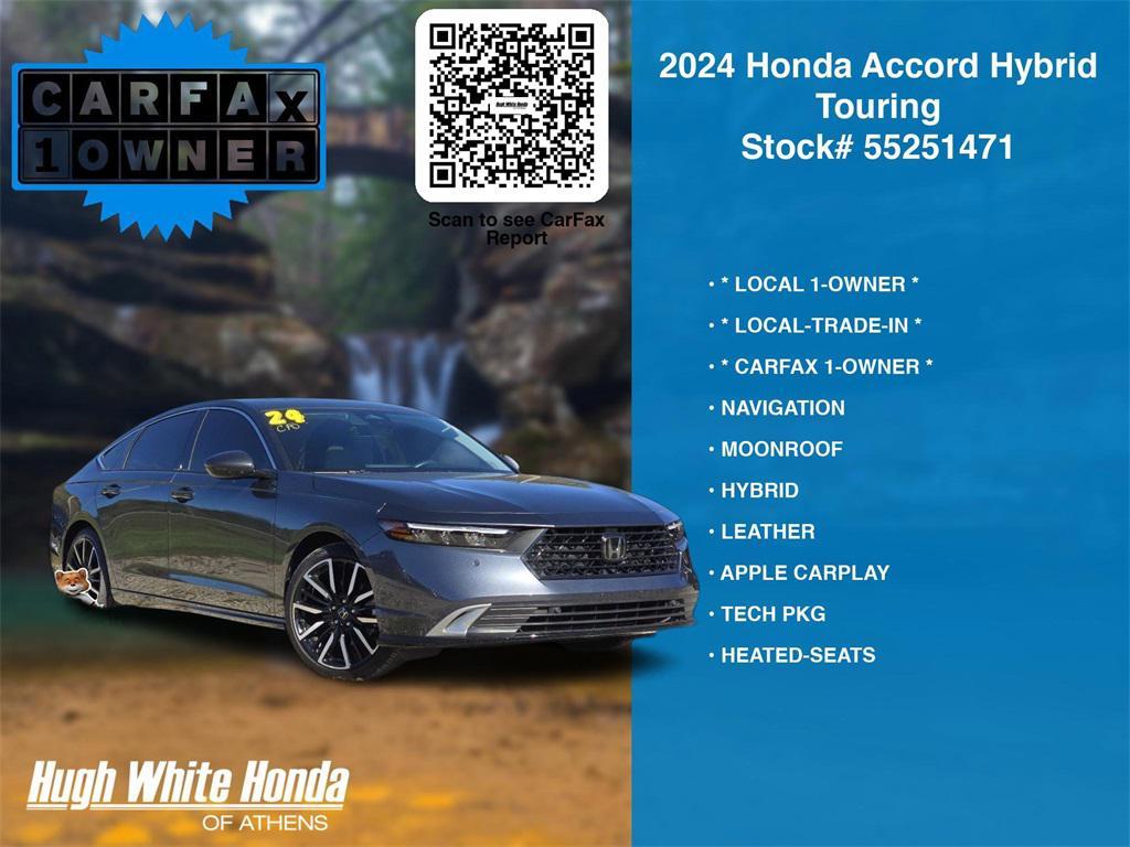 used 2024 Honda Accord Hybrid car, priced at $30,572