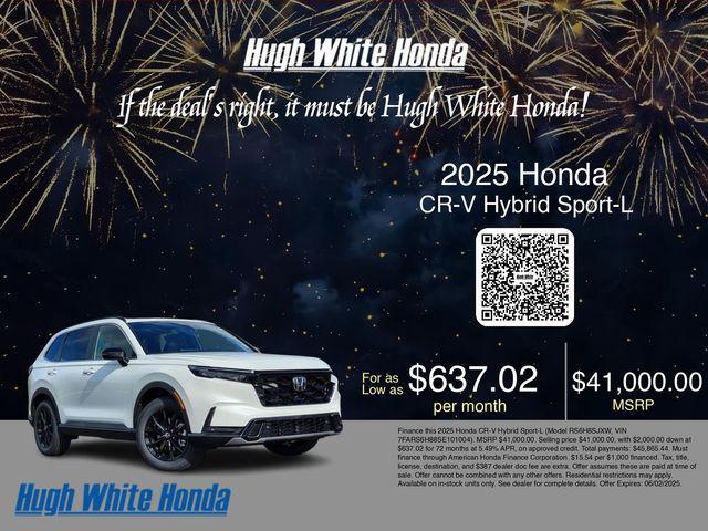 new 2025 Honda CR-V Hybrid car, priced at $41,000