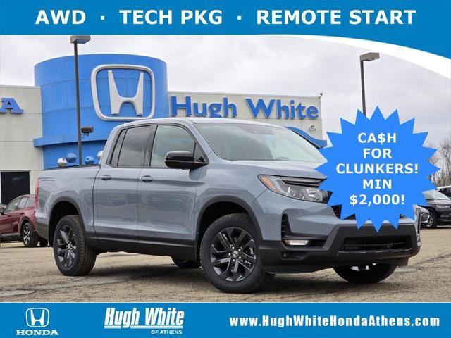 new 2025 Honda Ridgeline car, priced at $42,305