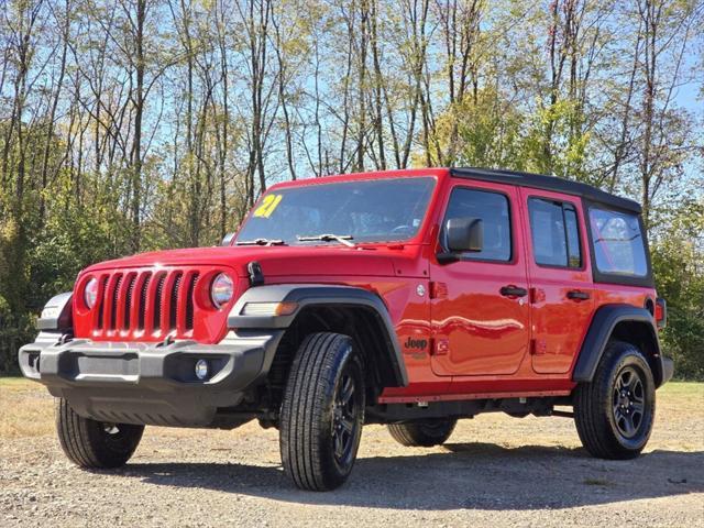 used 2021 Jeep Wrangler Unlimited car, priced at $24,268