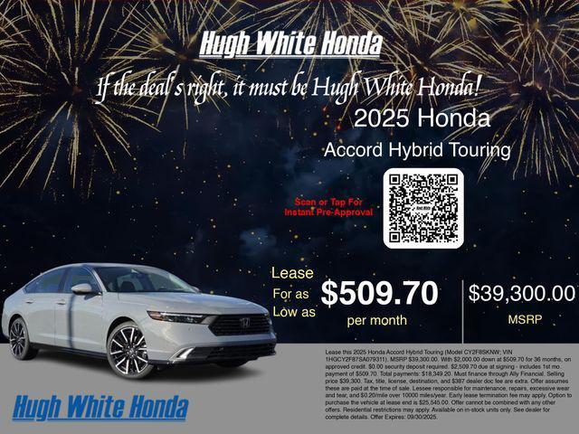 new 2025 Honda Accord Hybrid car, priced at $40,950