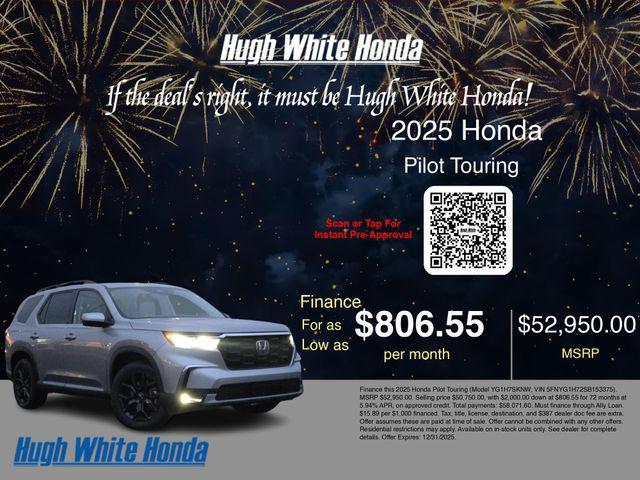 new 2025 Honda Pilot car, priced at $52,950