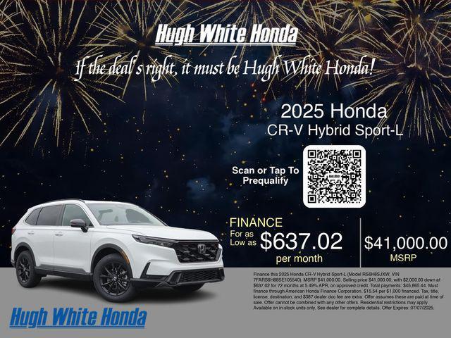 new 2025 Honda CR-V Hybrid car, priced at $41,000