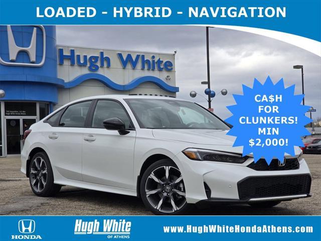 new 2025 Honda Civic Hybrid car, priced at $33,555