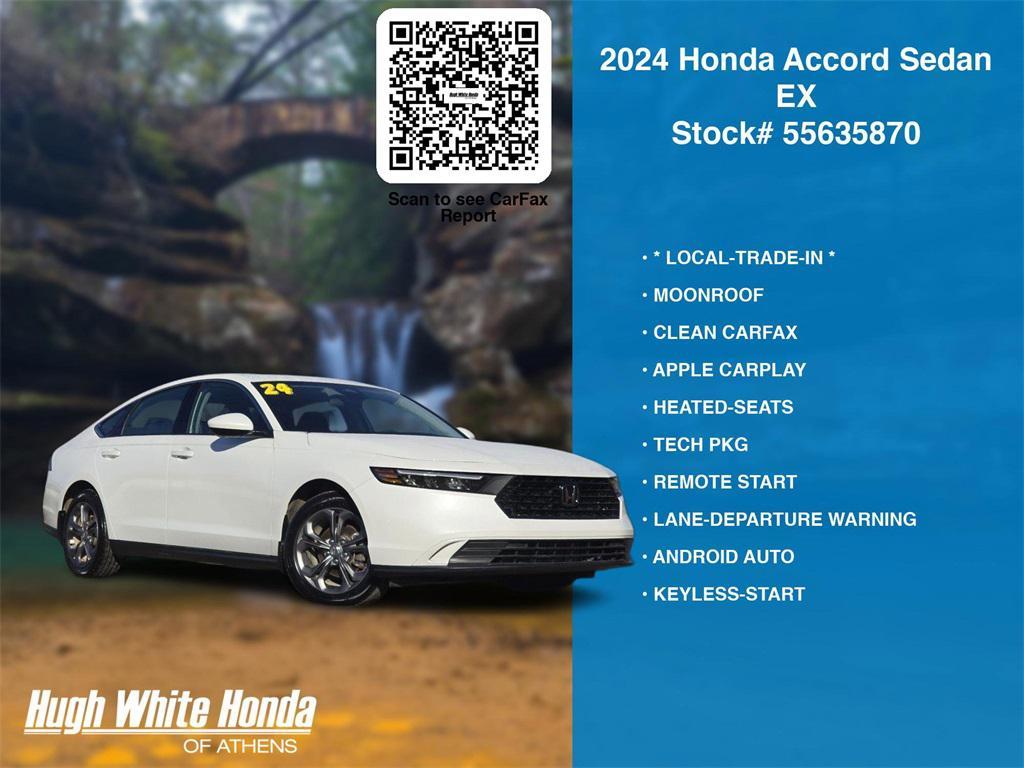 used 2024 Honda Accord car, priced at $25,986