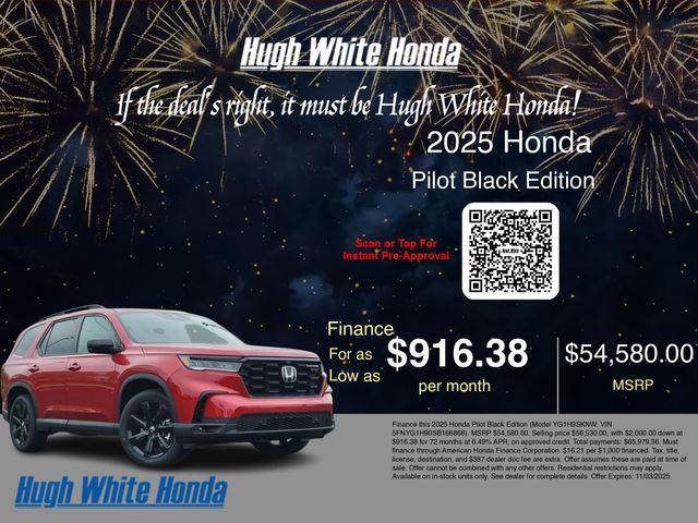 new 2025 Honda Pilot car, priced at $56,530