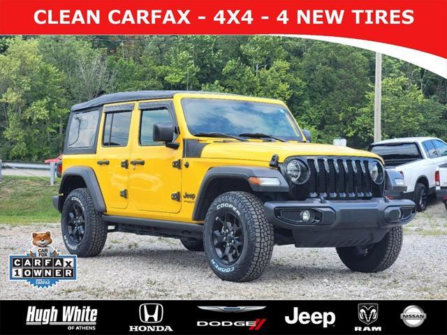 used 2021 Jeep Wrangler Unlimited car, priced at $30,960