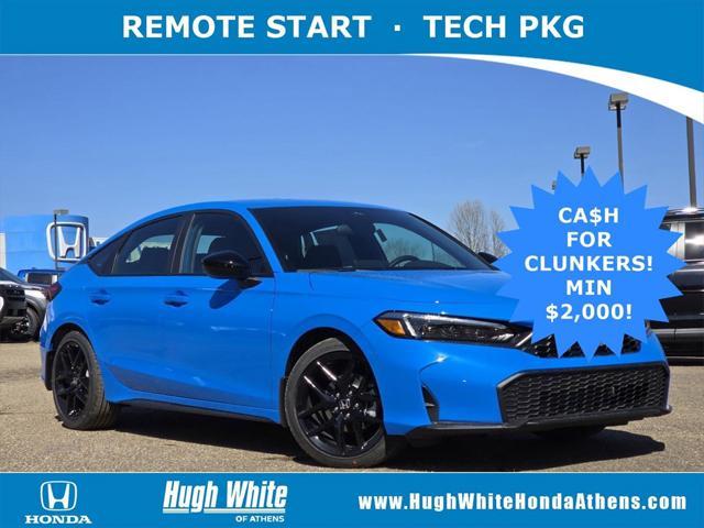 new 2025 Honda Civic car, priced at $29,055