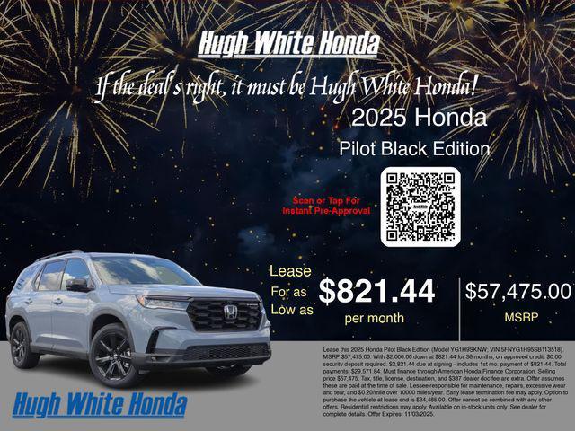 new 2025 Honda Pilot car, priced at $57,475
