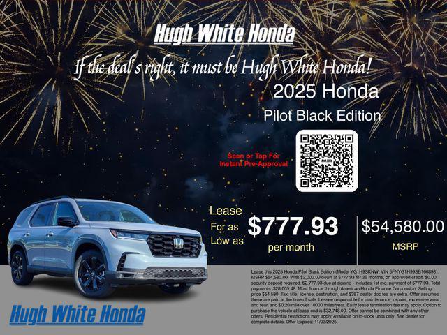 new 2025 Honda Pilot car, priced at $56,530