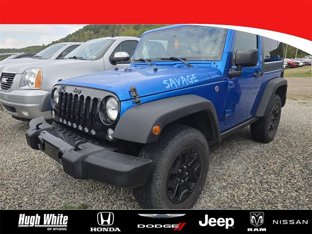 used 2016 Jeep Wrangler car, priced at $16,677
