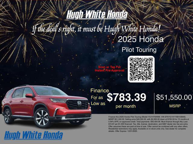 new 2025 Honda Pilot car, priced at $51,550