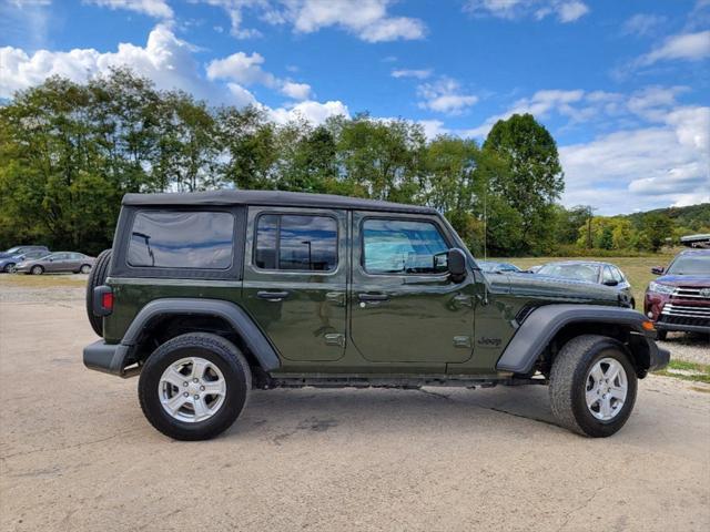 used 2022 Jeep Wrangler Unlimited car, priced at $25,814