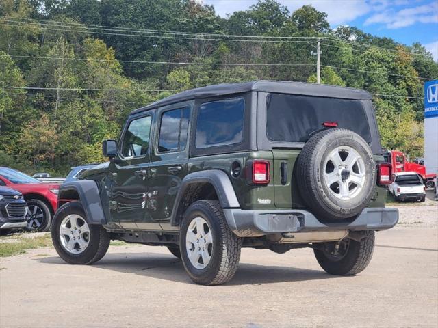 used 2022 Jeep Wrangler Unlimited car, priced at $25,814