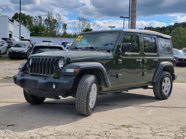 used 2022 Jeep Wrangler Unlimited car, priced at $25,814