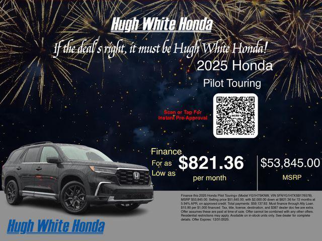 new 2025 Honda Pilot car, priced at $53,845