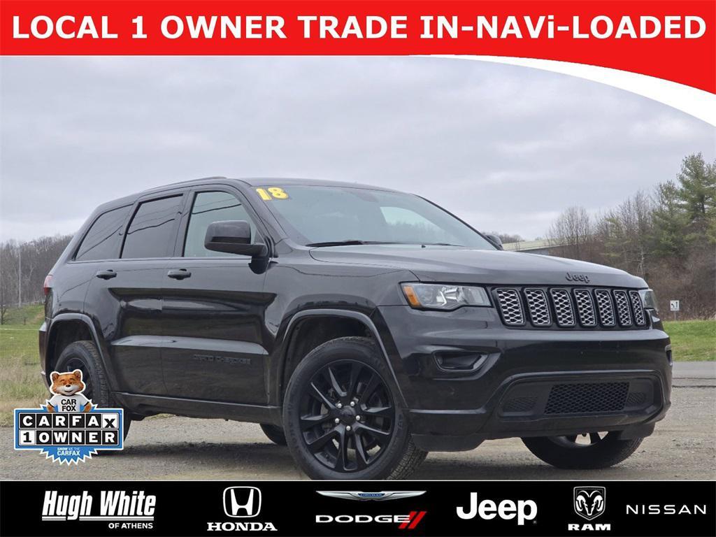 used 2018 Jeep Grand Cherokee car, priced at $15,962