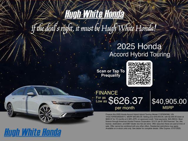 new 2025 Honda Accord Hybrid car, priced at $40,905