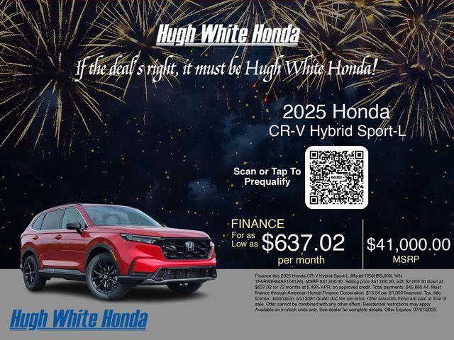new 2025 Honda CR-V Hybrid car, priced at $41,000