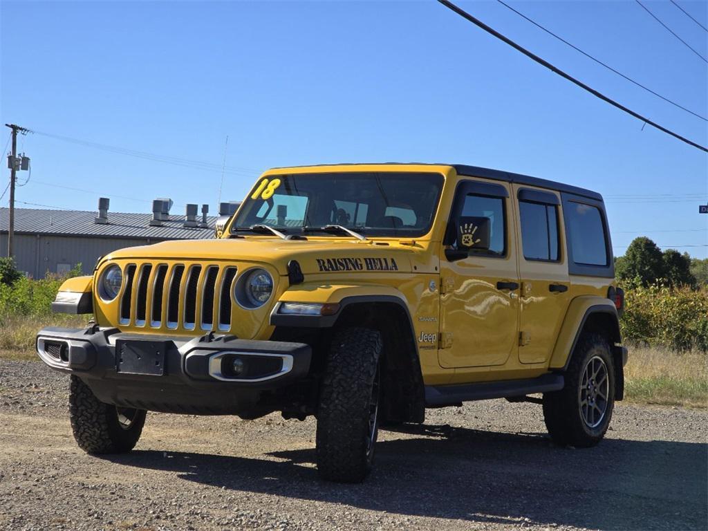 used 2018 Jeep Wrangler Unlimited car, priced at $21,894