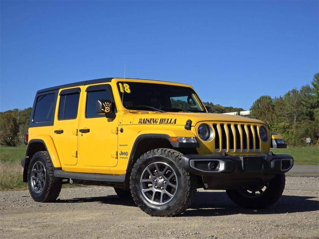 used 2018 Jeep Wrangler Unlimited car, priced at $21,894