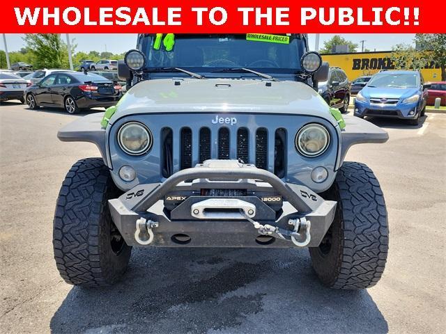 used 2014 Jeep Wrangler Unlimited car, priced at $12,500