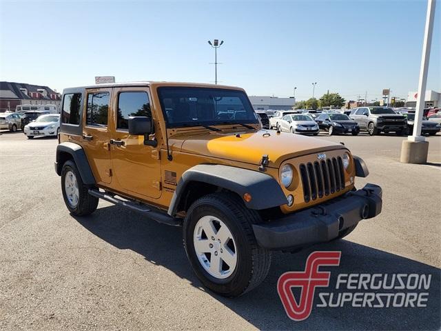 used 2014 Jeep Wrangler Unlimited car, priced at $17,500