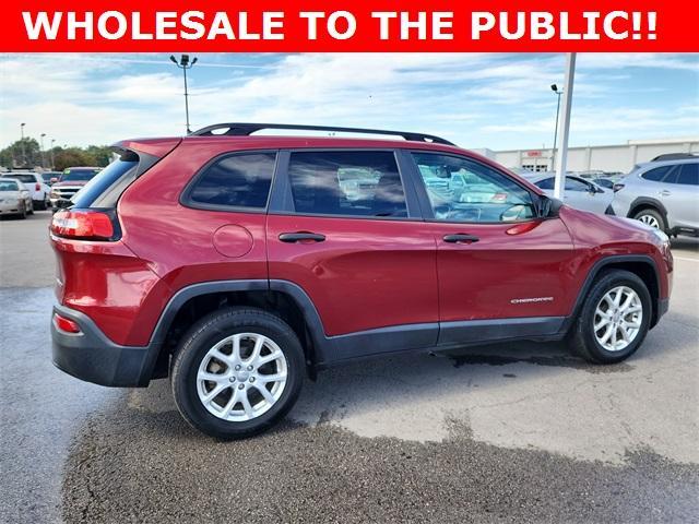 used 2016 Jeep Cherokee car, priced at $7,500
