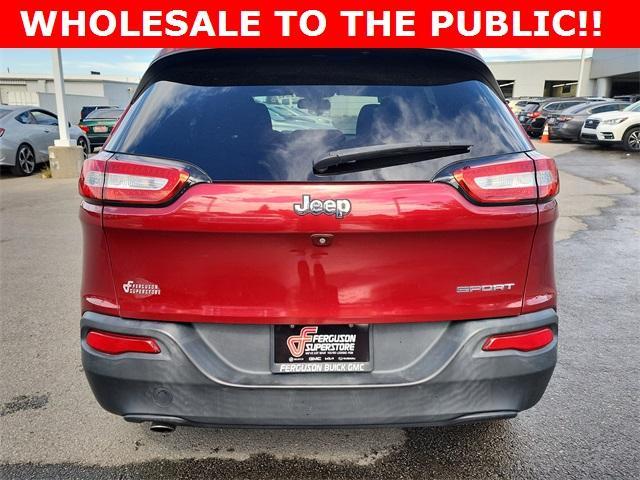 used 2016 Jeep Cherokee car, priced at $7,500