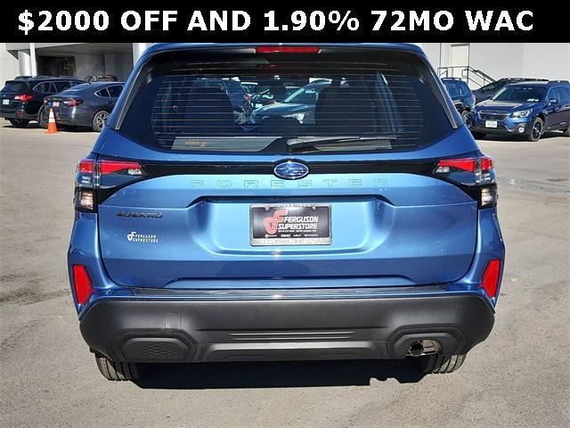 new 2025 Subaru Forester car, priced at $30,308