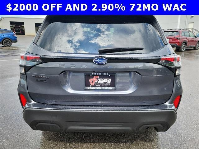 new 2025 Subaru Forester car, priced at $35,186