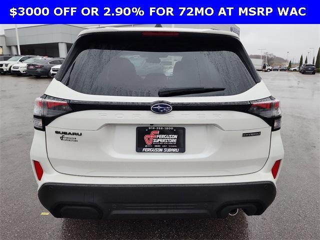 new 2025 Subaru Forester Hybrid car, priced at $42,478