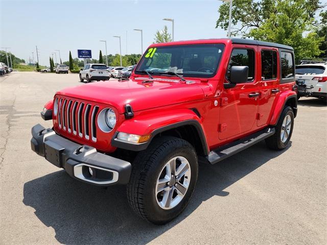 used 2021 Jeep Wrangler Unlimited car, priced at $30,000
