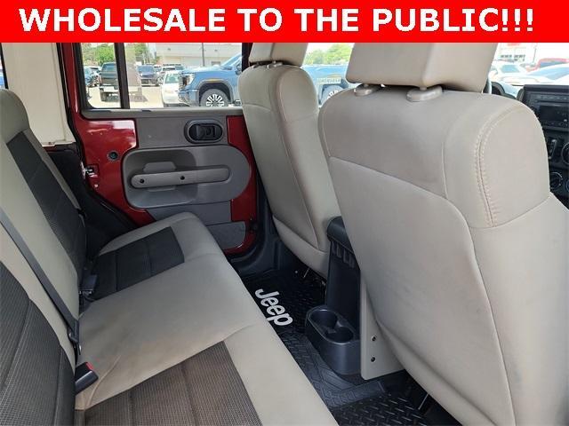 used 2009 Jeep Wrangler Unlimited car, priced at $12,500
