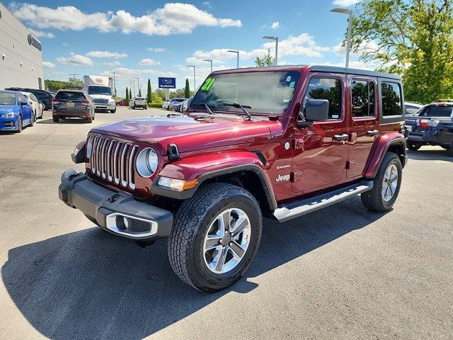 used 2021 Jeep Wrangler Unlimited car, priced at $37,000