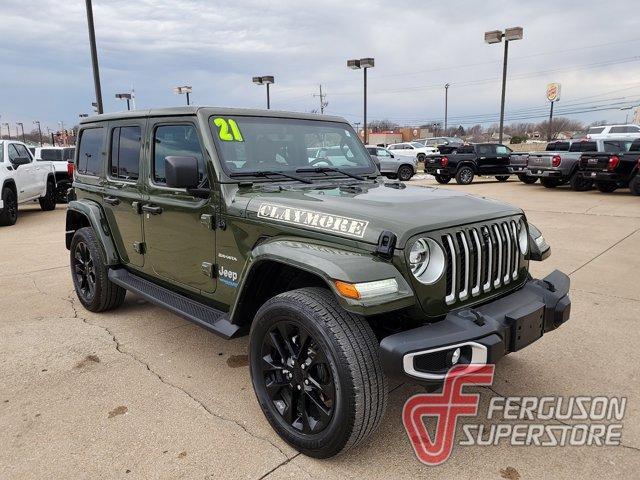 used 2021 Jeep Wrangler Unlimited 4xe car, priced at $28,000