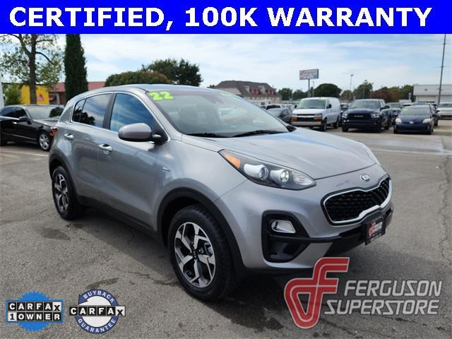 used 2022 Kia Sportage car, priced at $18,000