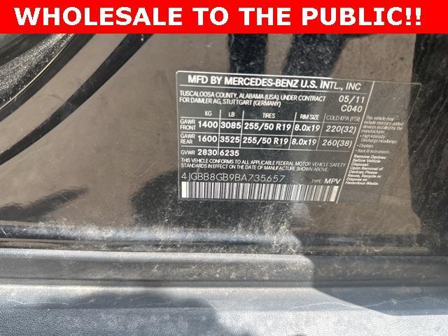 used 2011 Mercedes-Benz M-Class car, priced at $9,000
