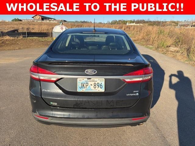 used 2018 Ford Fusion Hybrid car, priced at $6,500