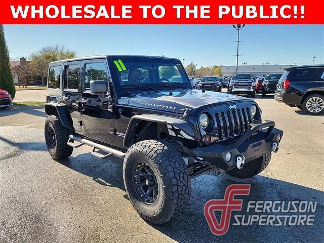 used 2011 Jeep Wrangler Unlimited car, priced at $13,500