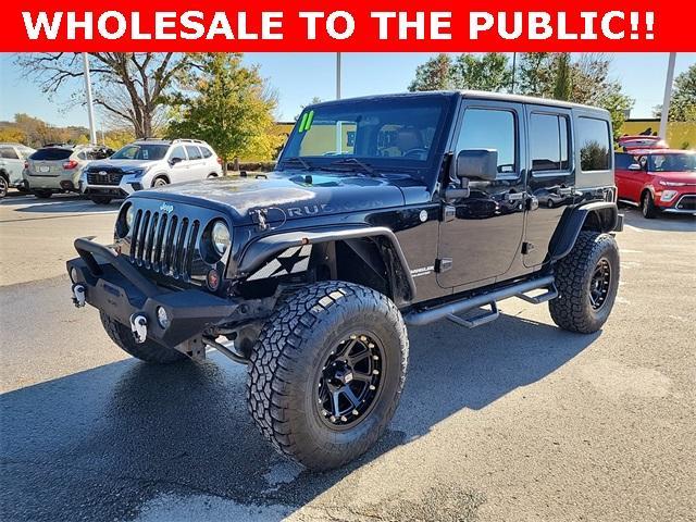 used 2011 Jeep Wrangler Unlimited car, priced at $13,500