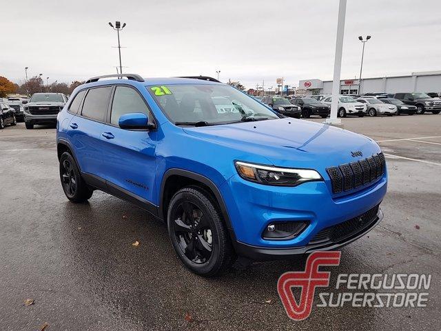 used 2021 Jeep Cherokee car, priced at $22,000