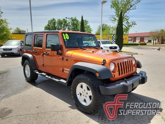 used 2010 Jeep Wrangler Unlimited car, priced at $15,500