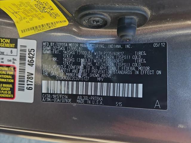 used 2012 Toyota Sienna car, priced at $6,500