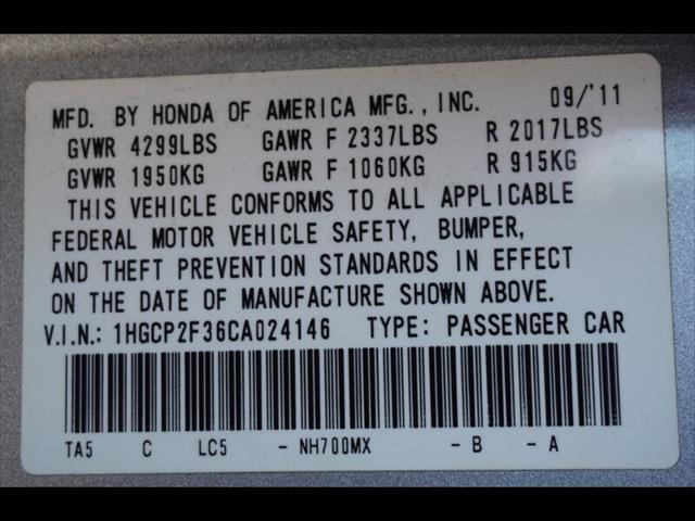 used 2012 Honda Accord car, priced at $6,800