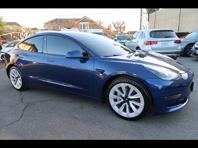 used 2022 Tesla Model 3 car, priced at $21,800