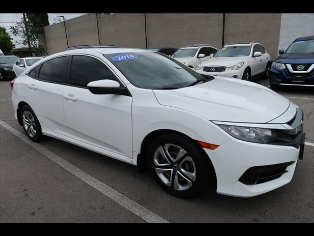 used 2018 Honda Civic car, priced at $13,800