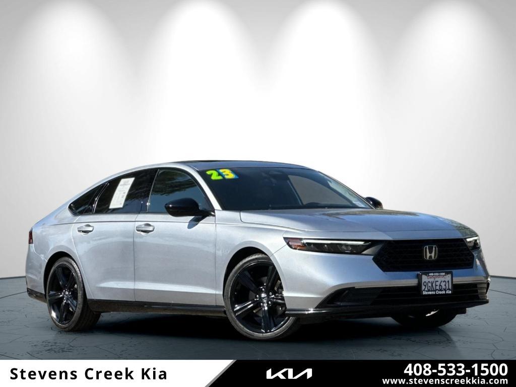 used 2023 Honda Accord Hybrid car, priced at $22,995