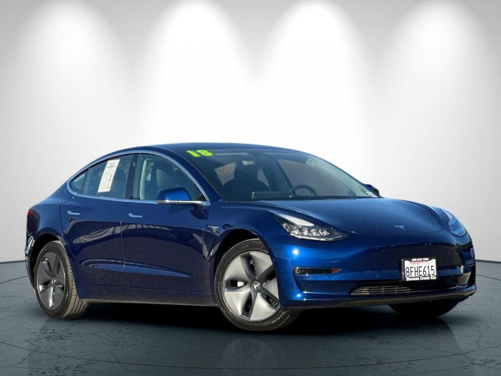 used 2018 Tesla Model 3 car, priced at $21,495